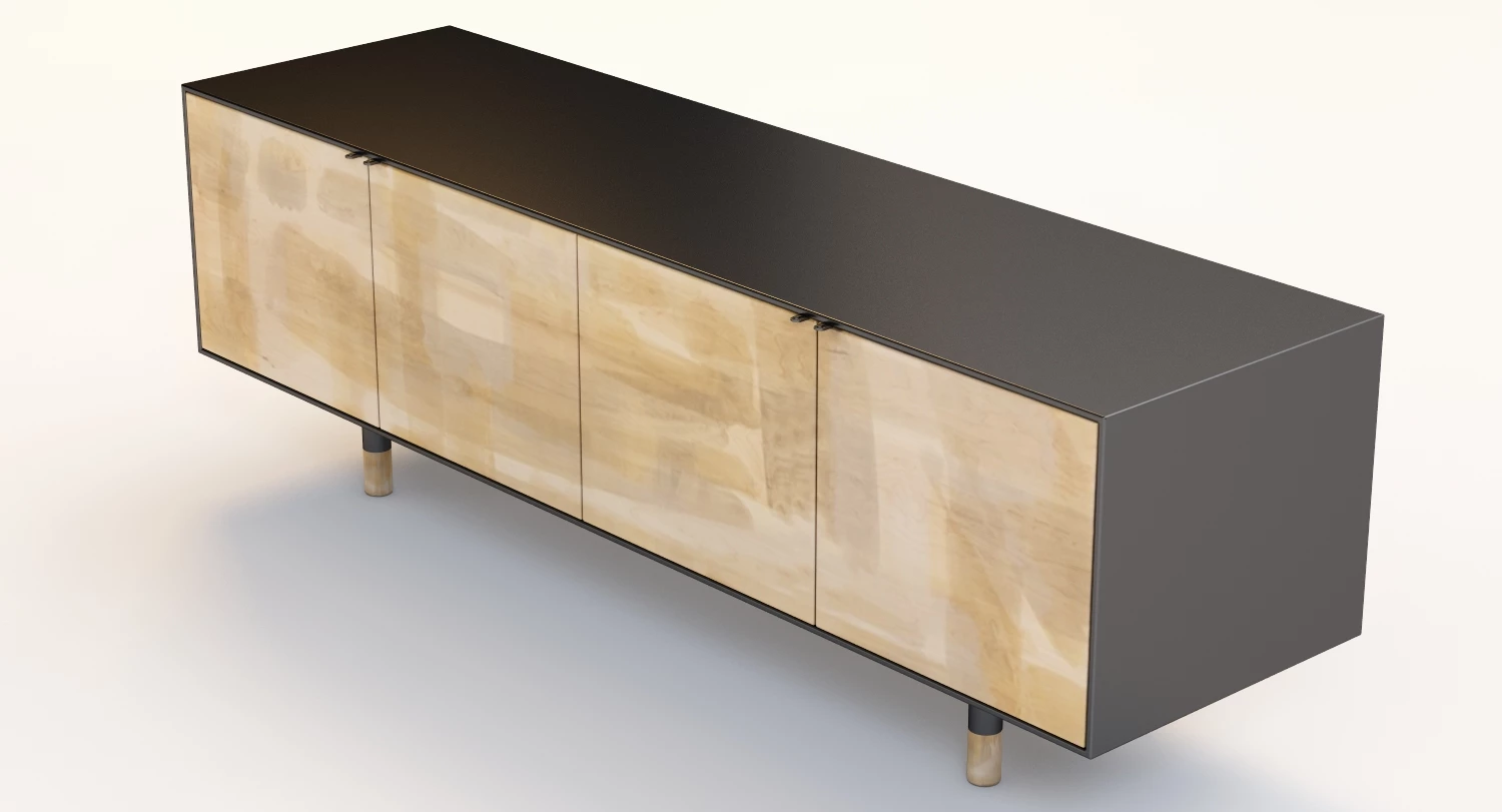 Painted Credenza Jeff Martin Joinery 3D Model_04
