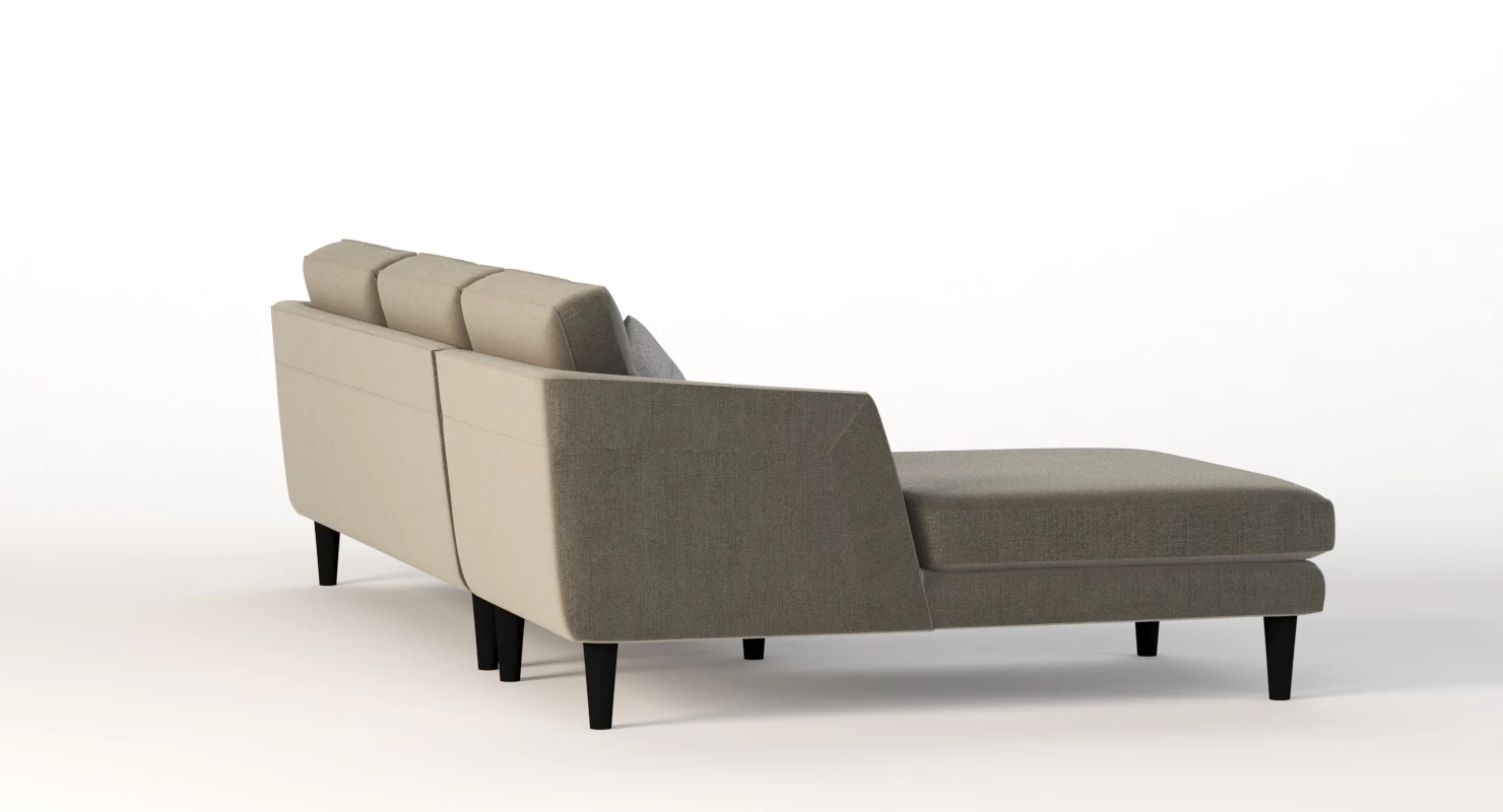 Harold Bi Sectional Chaise Lounge Corner Sofa 3D Model_08