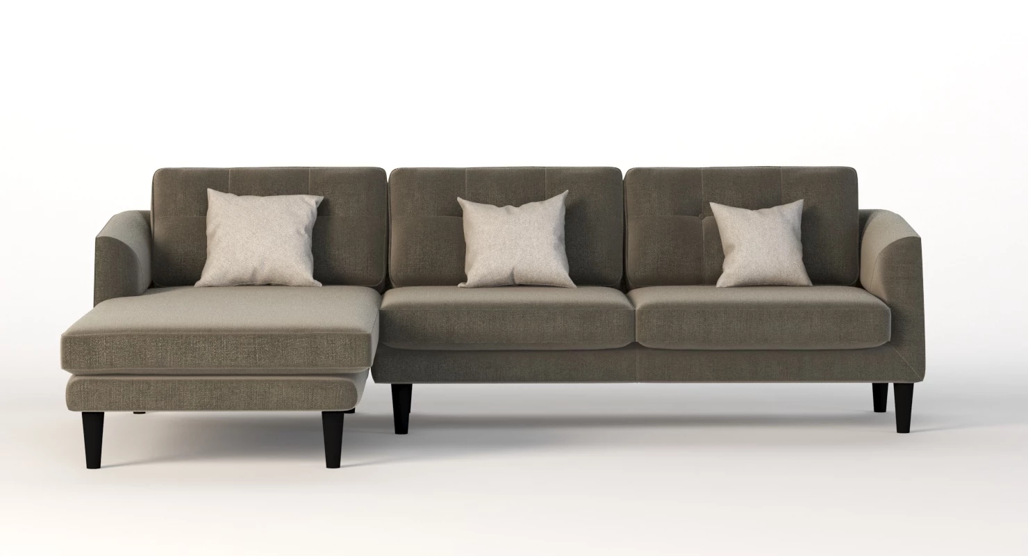 Harold Bi Sectional Chaise Lounge Corner Sofa 3D Model_06