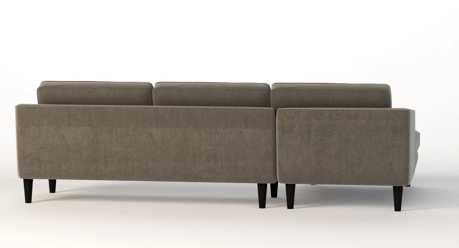Harold Bi Sectional Chaise Lounge Corner Sofa 3D Model_09