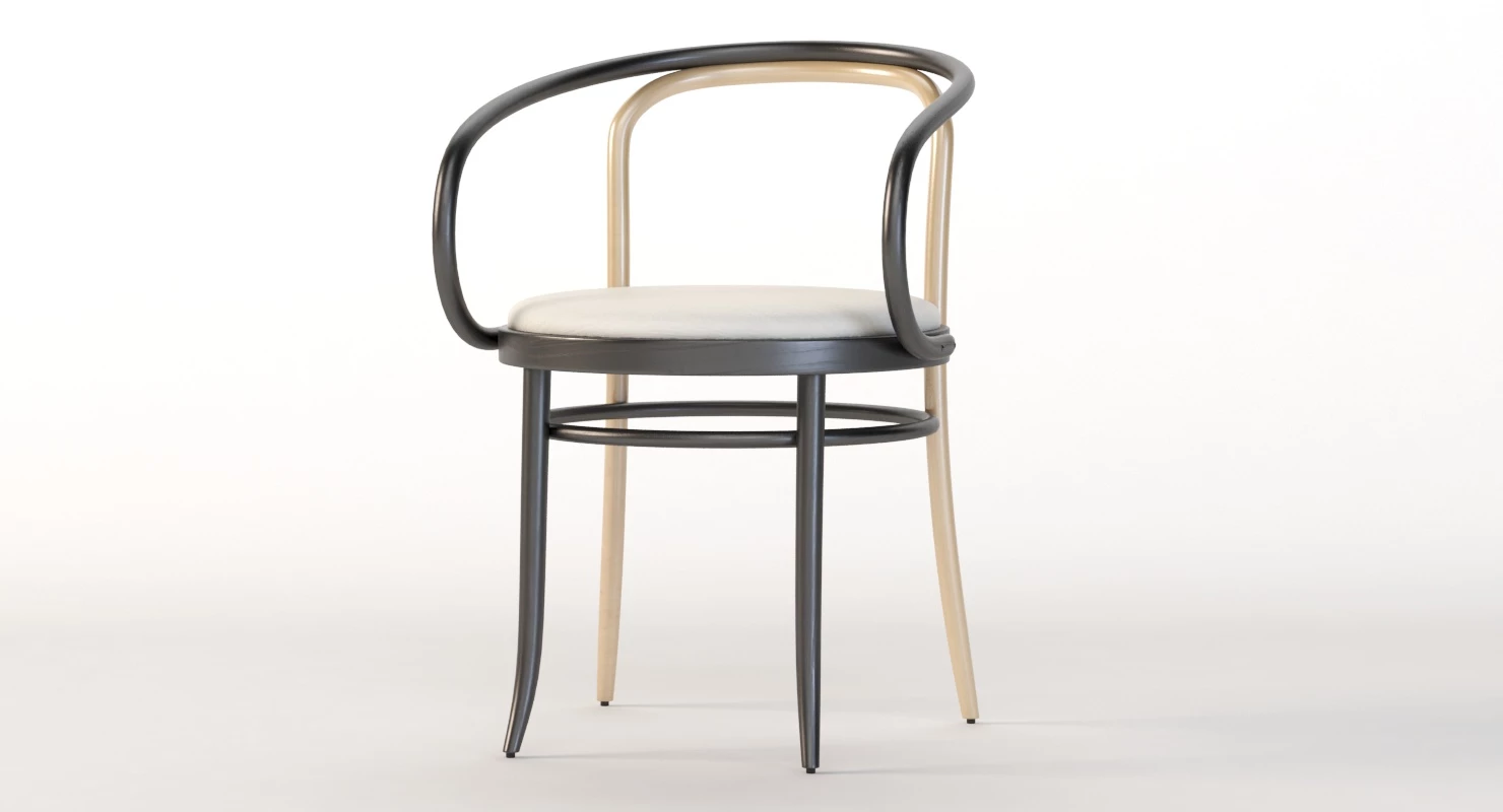 Wiener Stuhl Armchair by Gebruder Thonet 3D Model_010