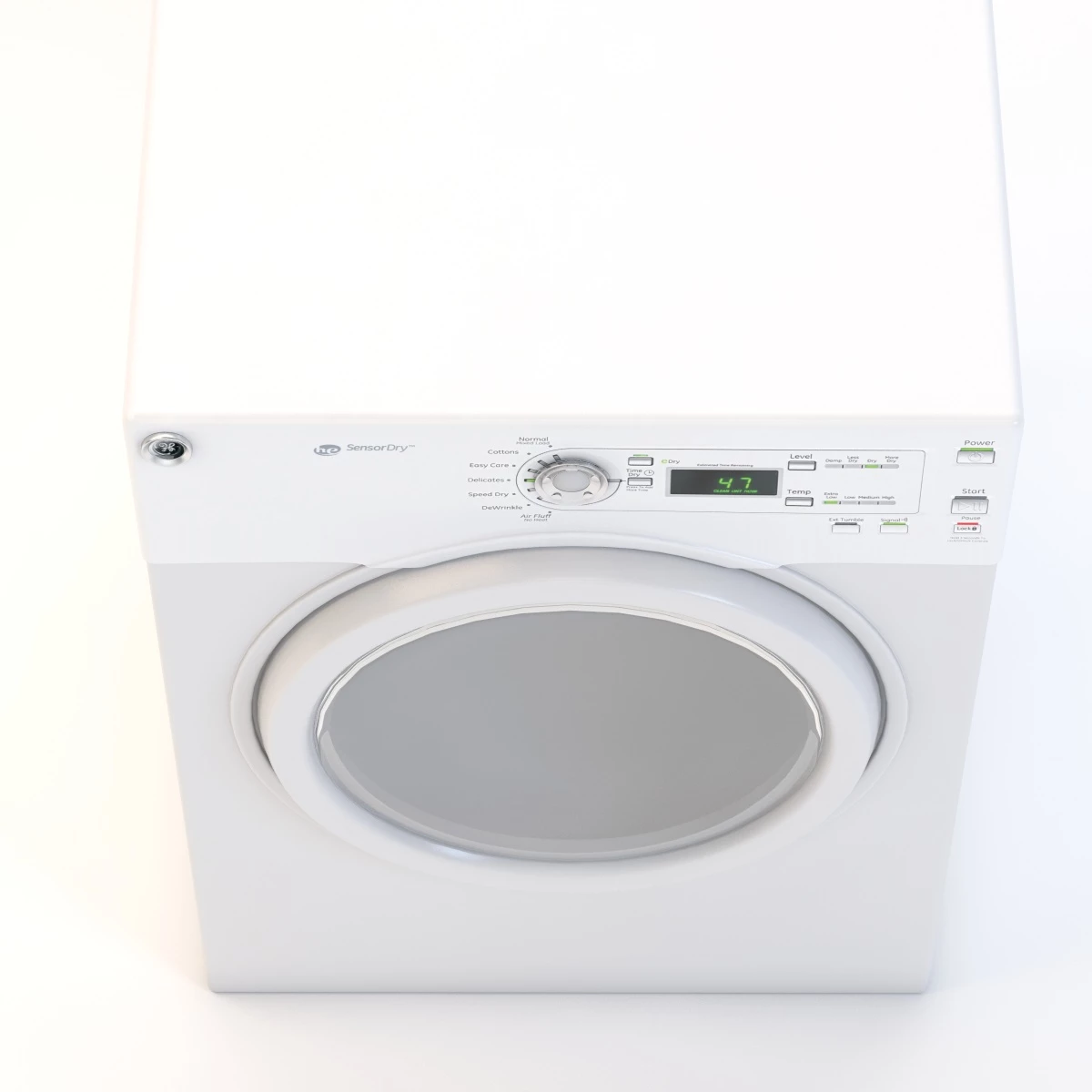 Electric Dryer Machine 3D Model_07