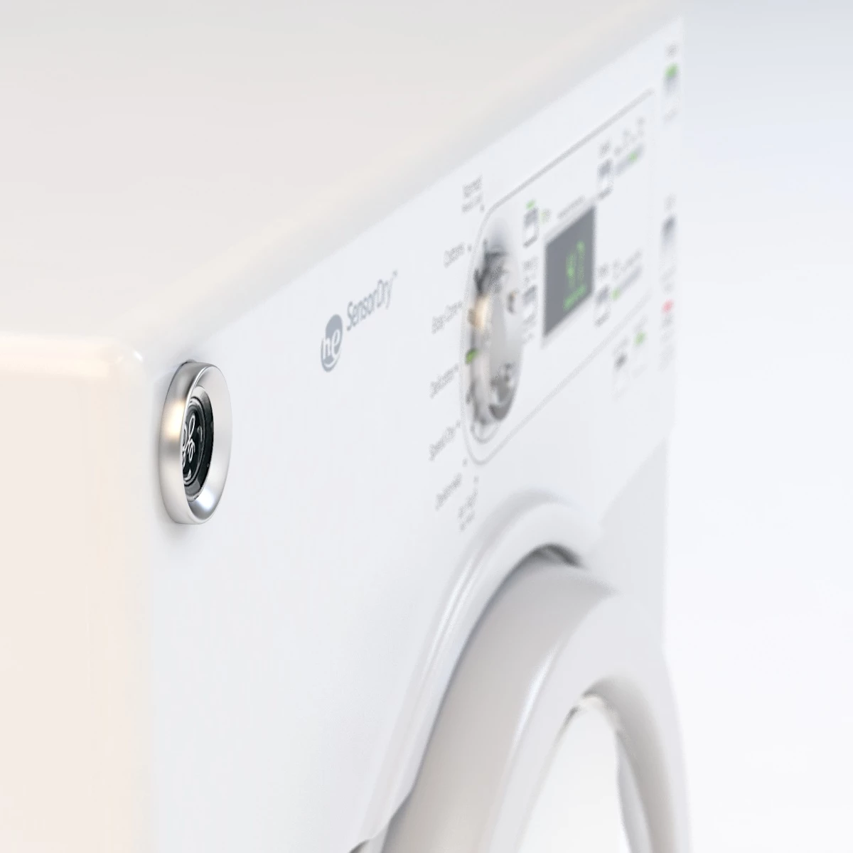 Electric Dryer Machine 3D Model_06