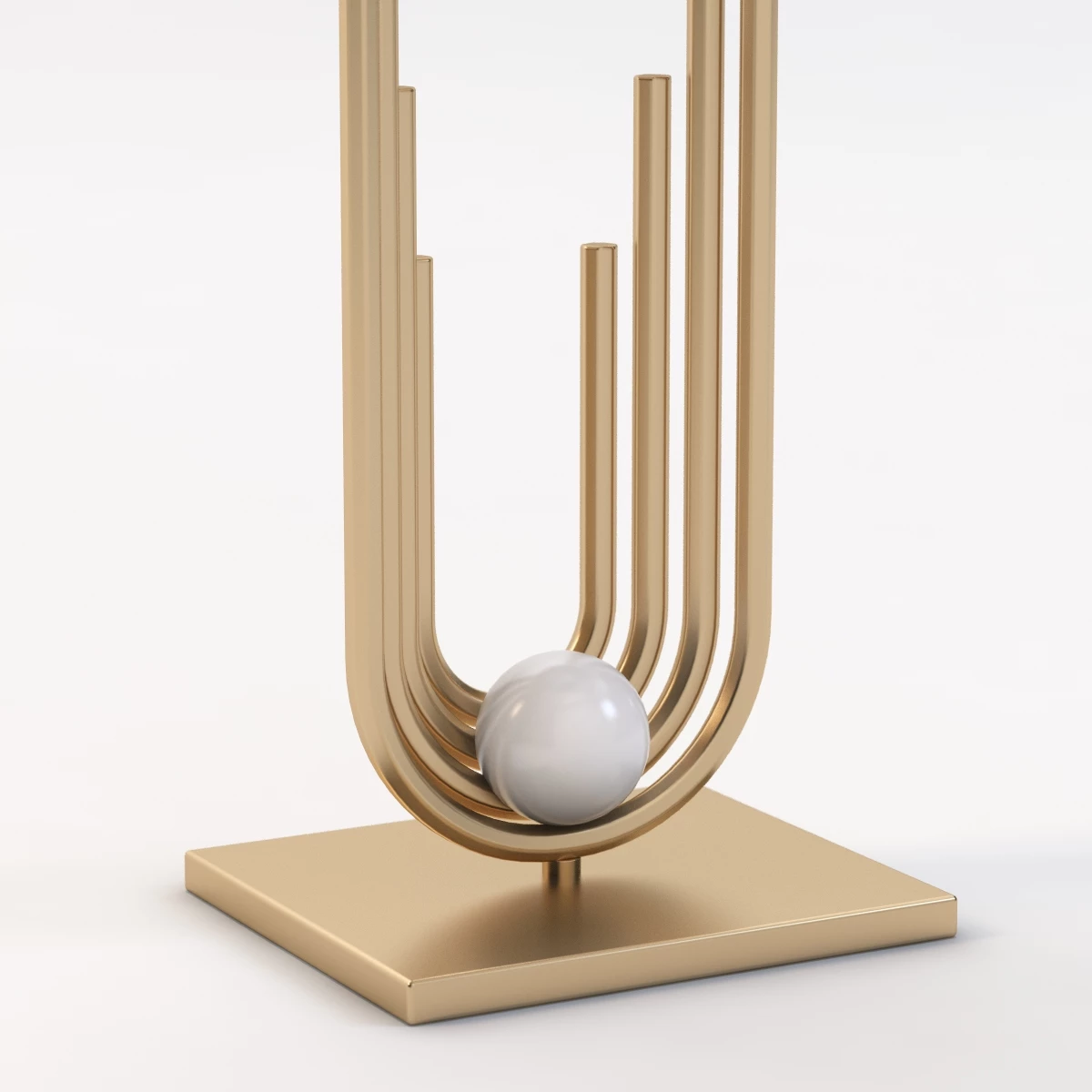 Wings Table Lamp Losh Design 3D Model_07