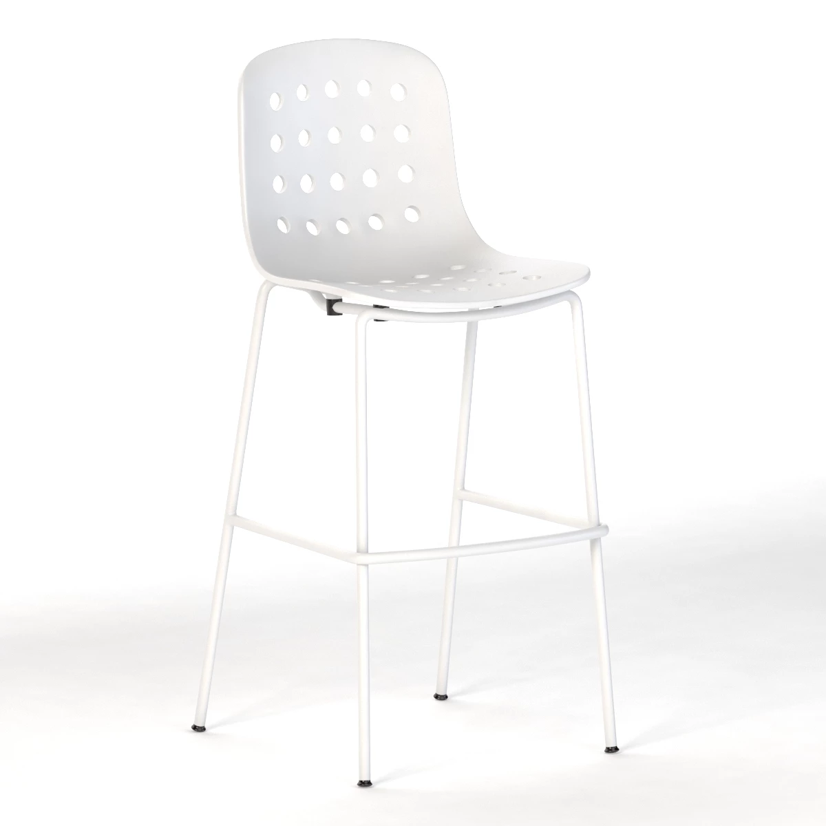 Kubikoff Holi Plastic Chair by Simone Viola 3D Model_01