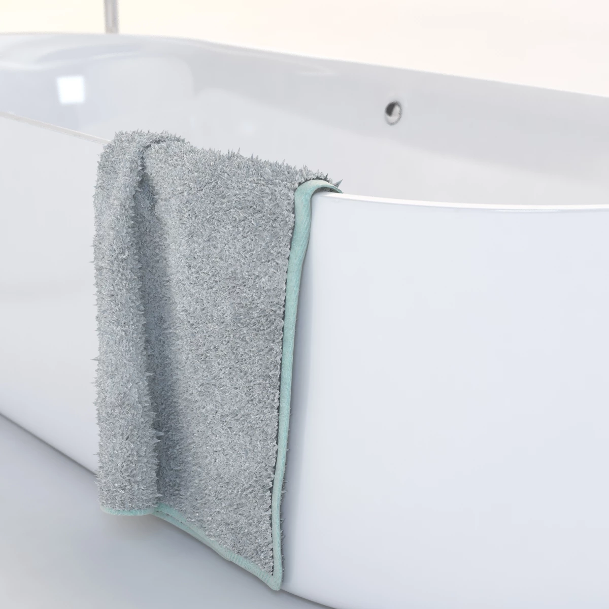 Modern Capsule Bath Tub 3D Model_09