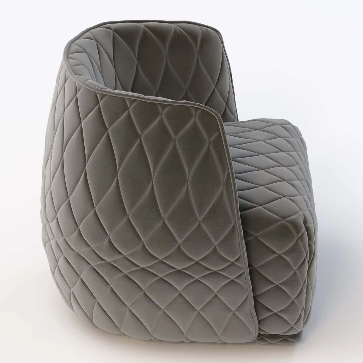 Redondo Small Armchair by Moroso 3D Model_04