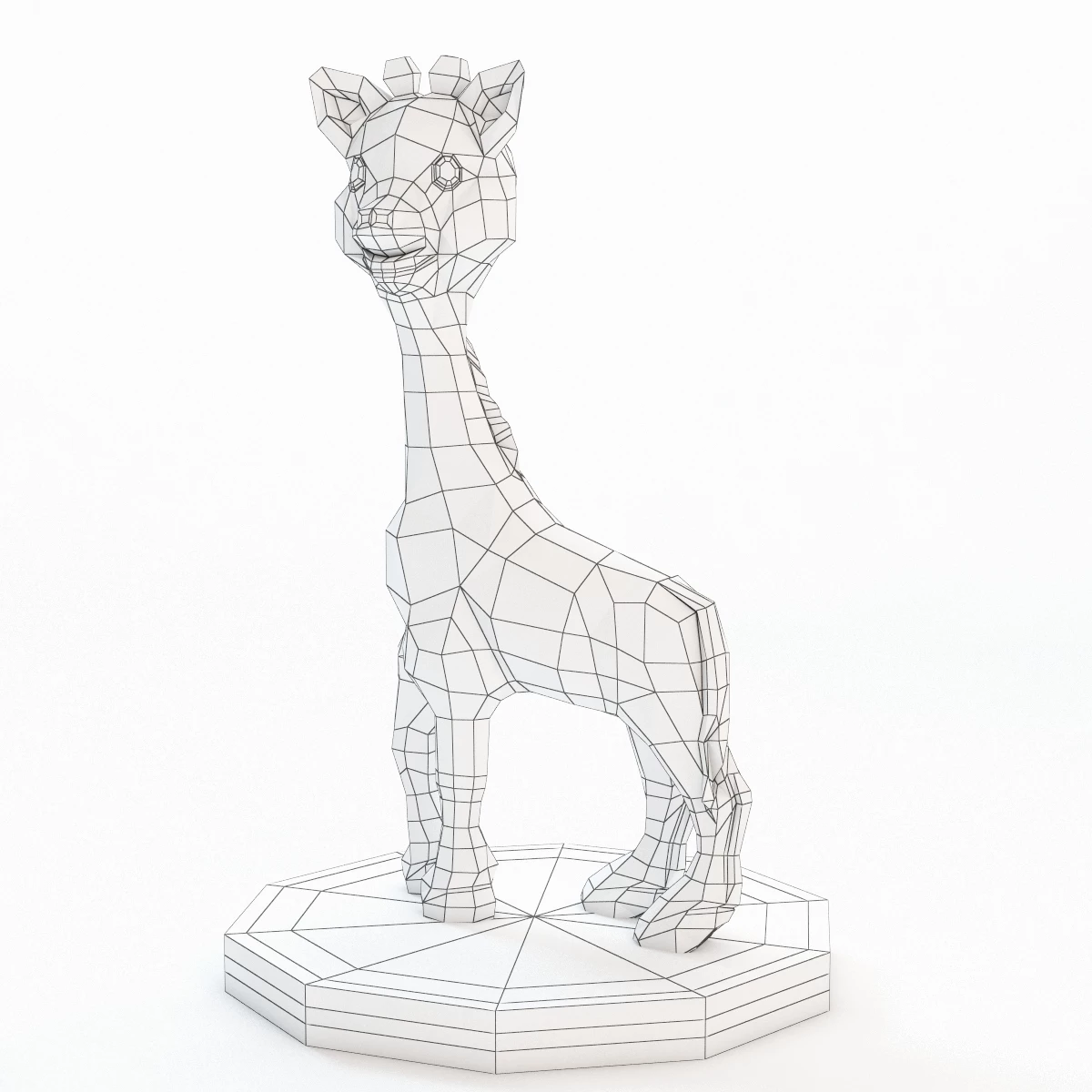 Sophie La Girafe 3D Model_05