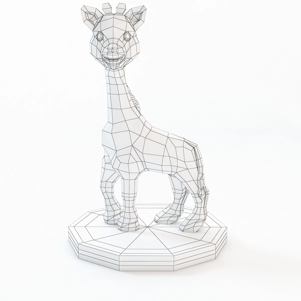 Sophie La Girafe 3D Model_03