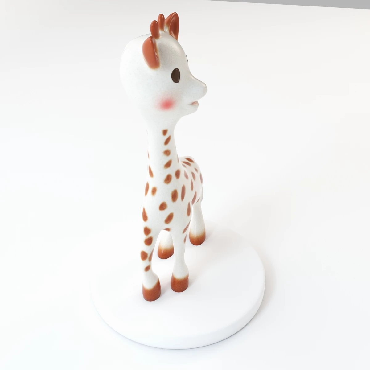 Sophie La Girafe 3D Model_08