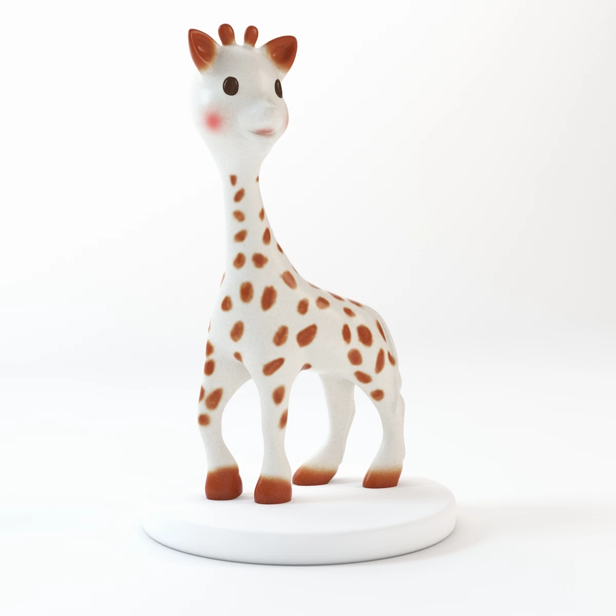 Sophie La Girafe 3D Model_09