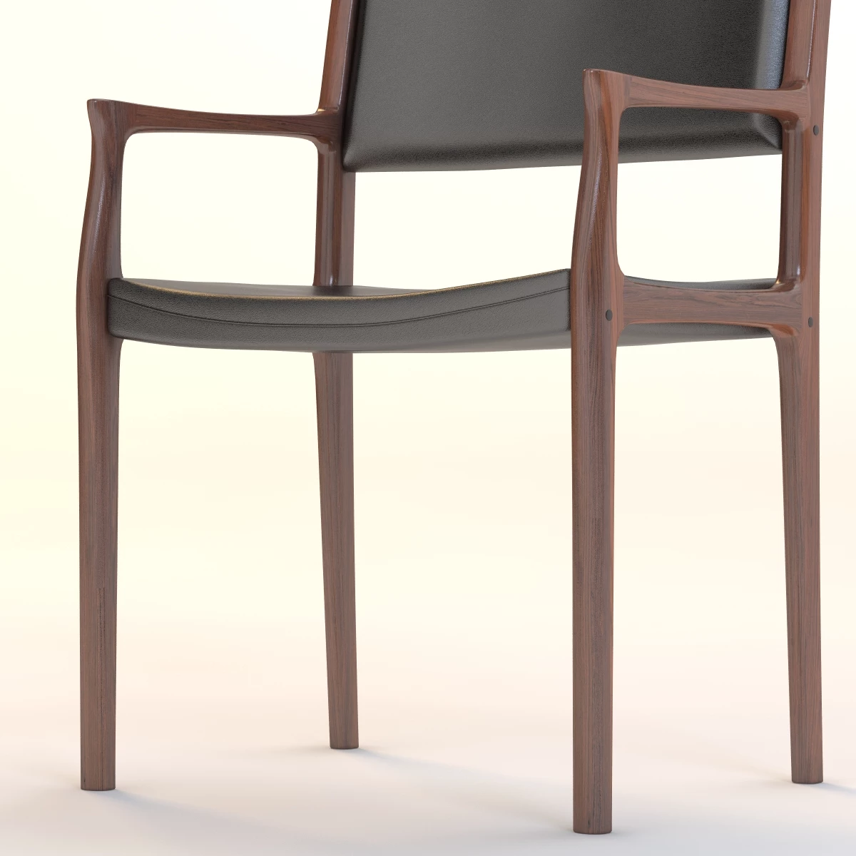 1960 High Back Armchair 3D Model_012