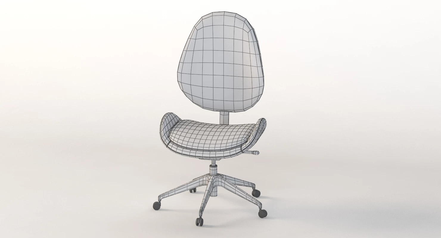 Ikea Hattefjall Swivel Chair 3D Model_010