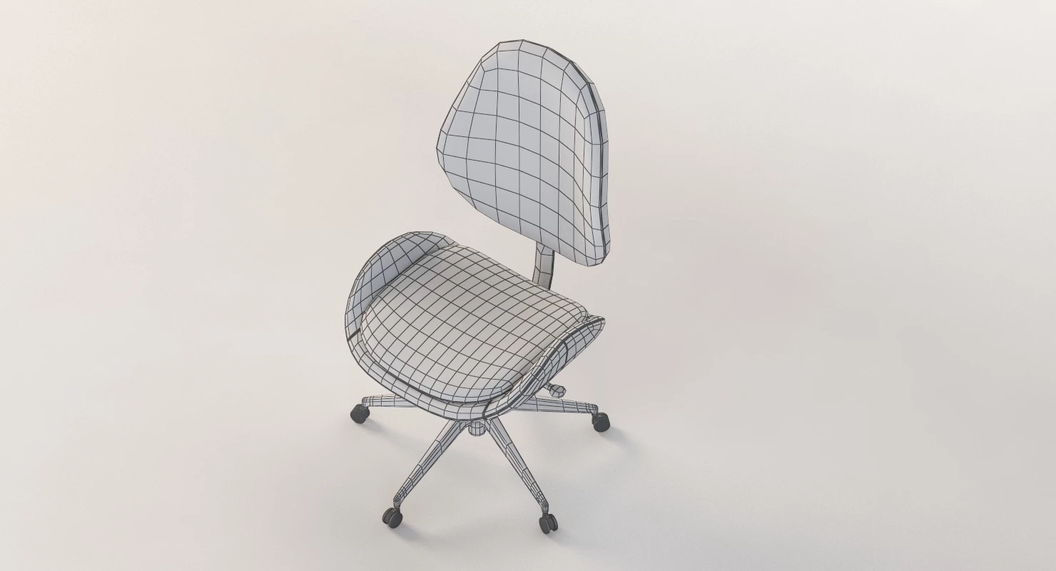 Ikea Hattefjall Swivel Chair 3D Model_011