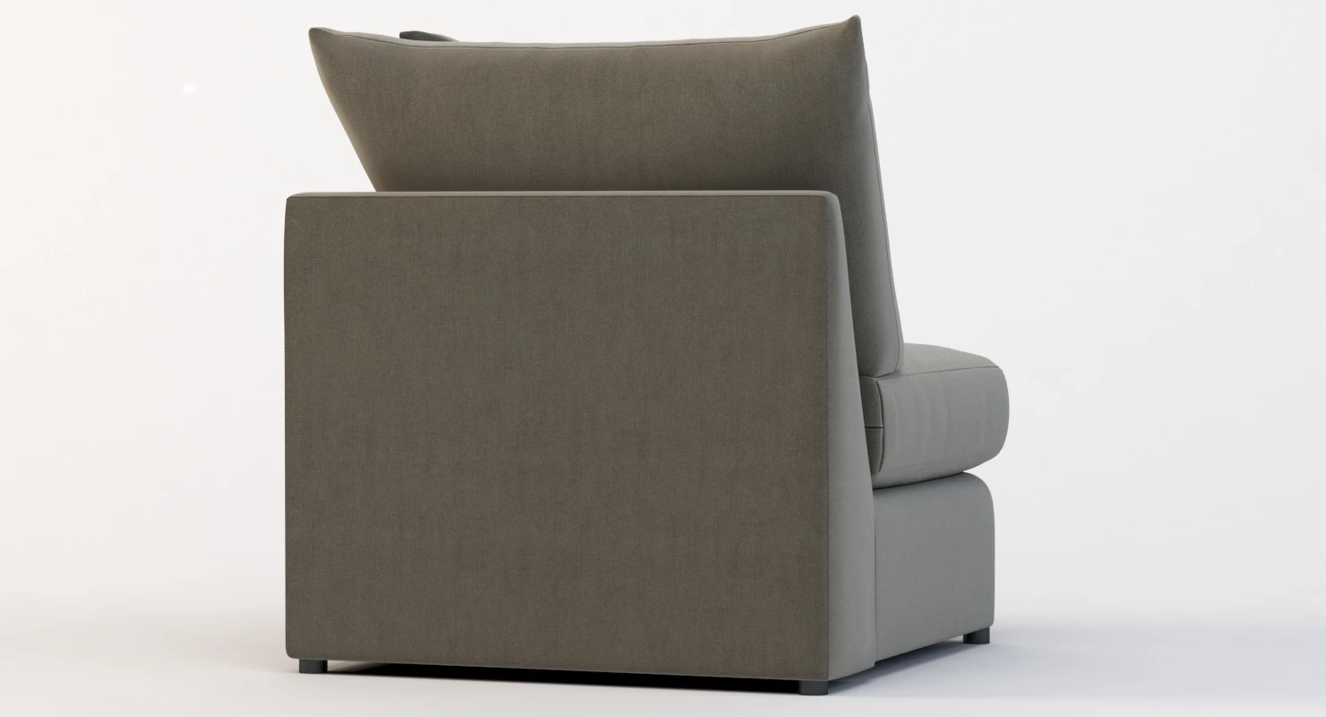 Bassett Beckham Pit Sectional Sofa Corner Module 3D Model_01
