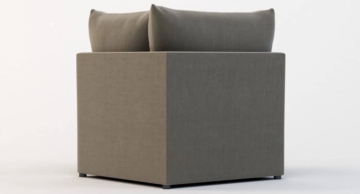 Bassett Beckham Pit Sectional Sofa Corner Module 3D Model_03