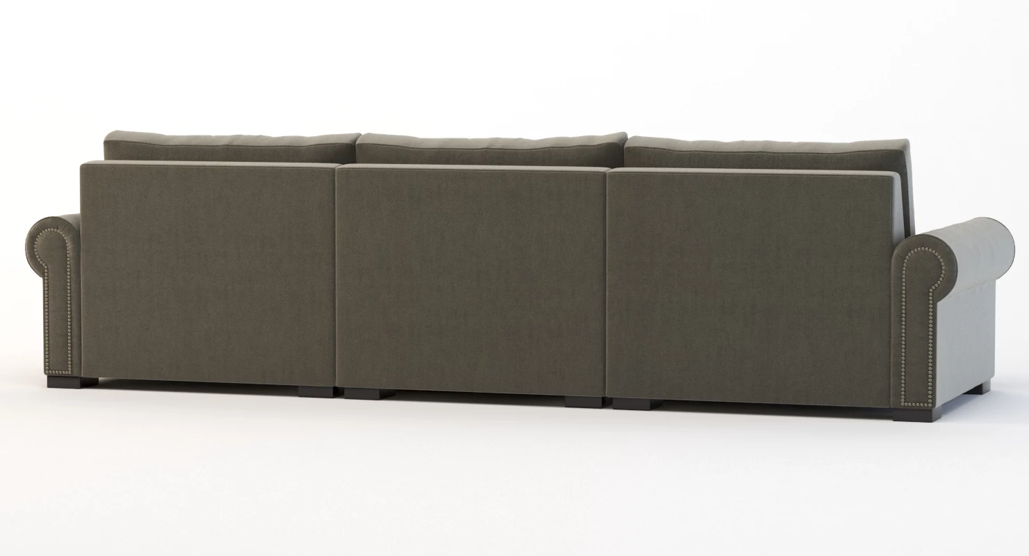 Darby Home Co Lebanon Modular Sectional Sofa Three Seater 3D Model_01