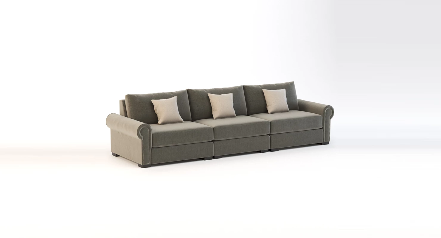 Darby Home Co Lebanon Modular Sectional Sofa Three Seater 3D Model_08