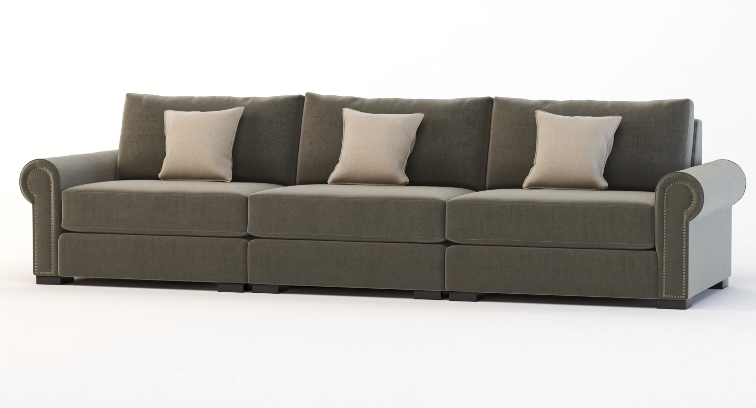 Darby Home Co Lebanon Modular Sectional Sofa Three Seater 3D Model_05