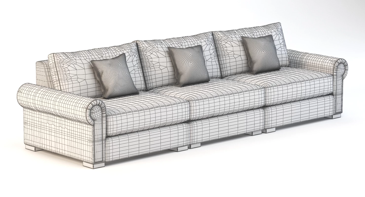 Darby Home Co Lebanon Modular Sectional Sofa Three Seater 3D Model_06