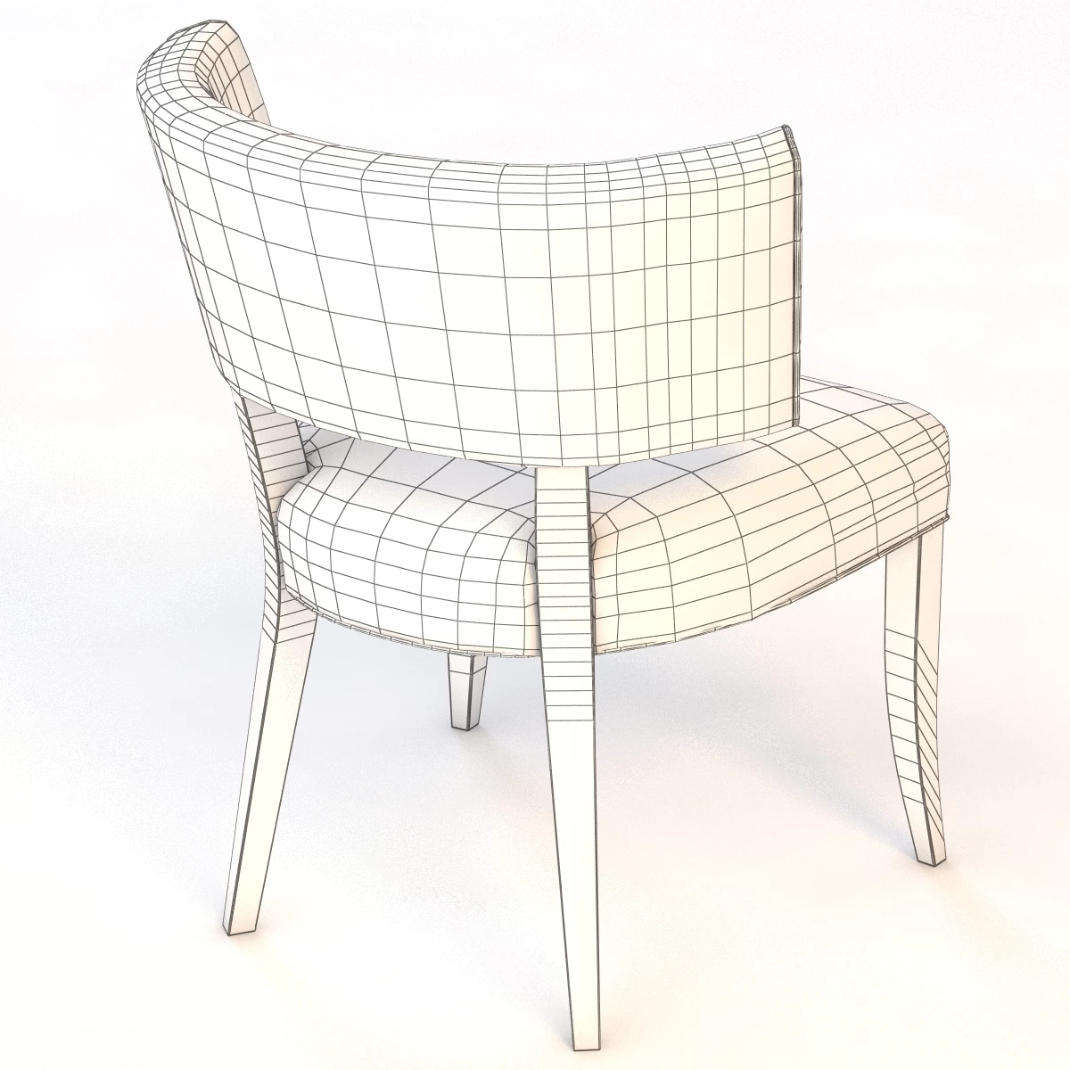 1984 Maxine Dining Chair 3D Model_010