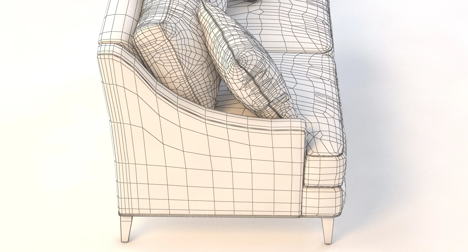 Detail Emerson Sofa 3D Model_07