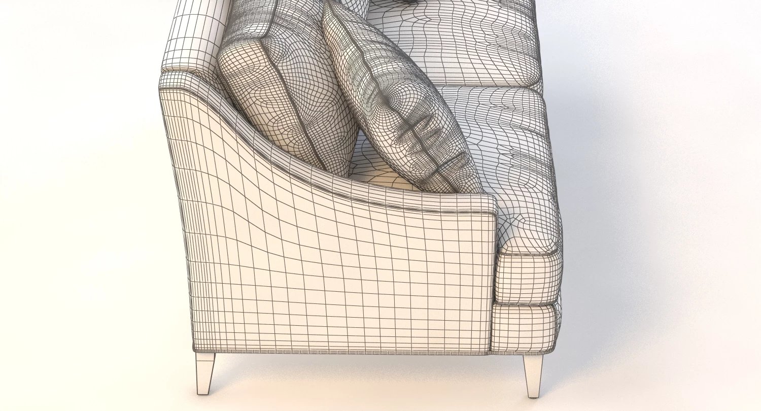 Detail Emerson Sofa 3D Model_06