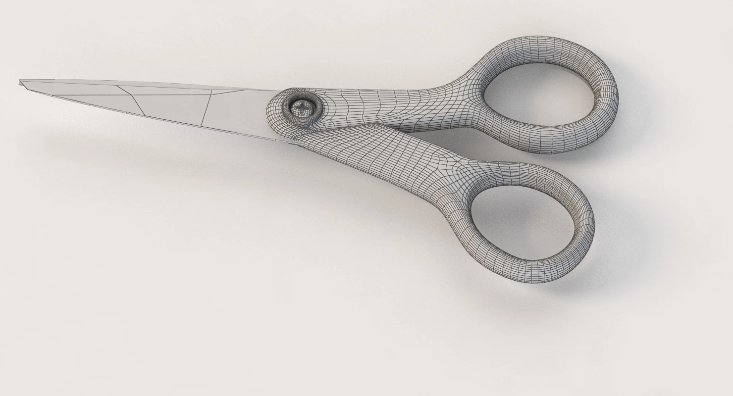 Fiskars Softgrip Scissors 3D Model_04