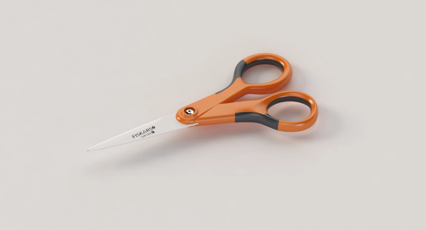 Fiskars Softgrip Scissors 3D Model_08