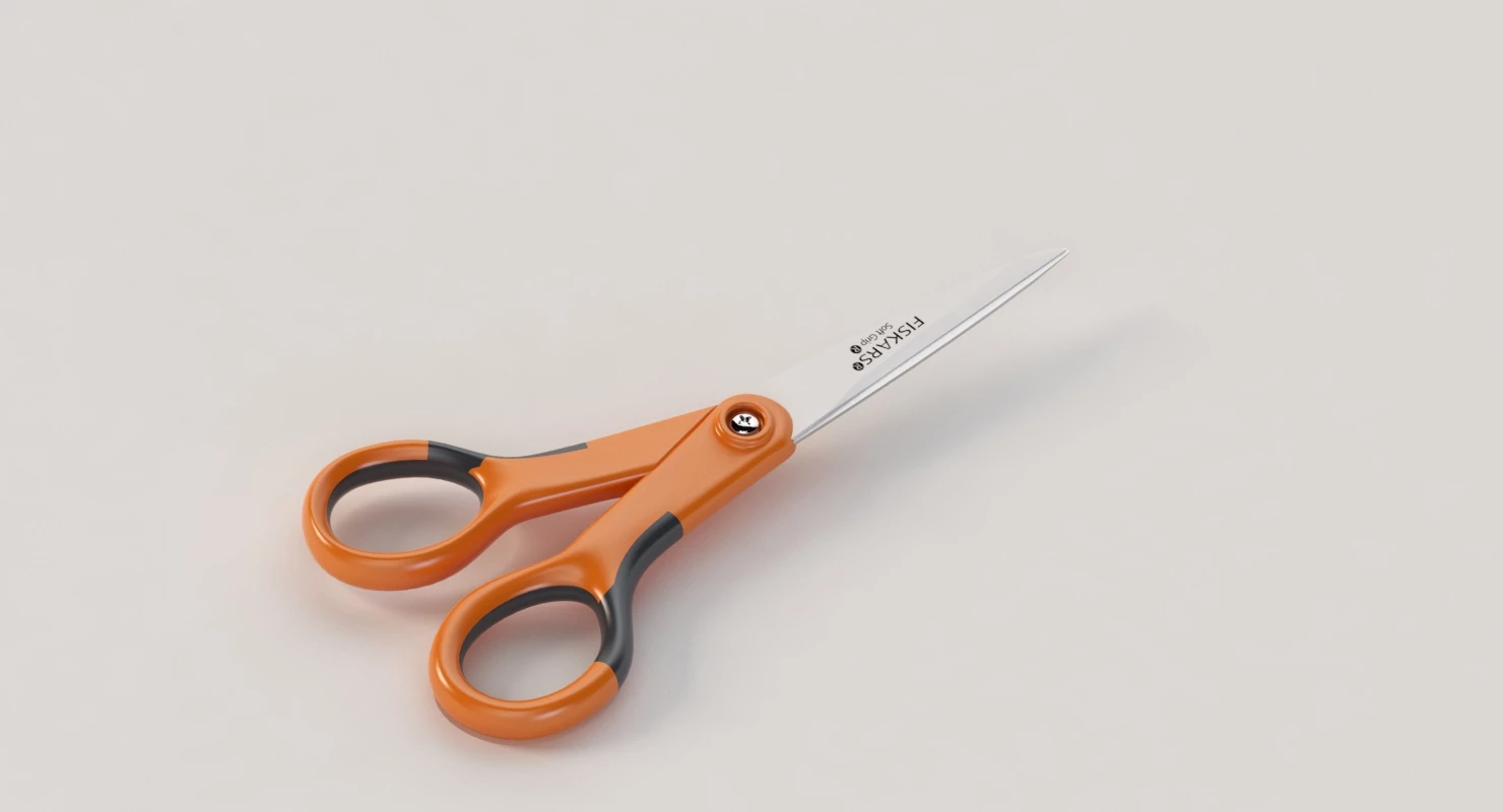 Fiskars Softgrip Scissors 3D Model_011