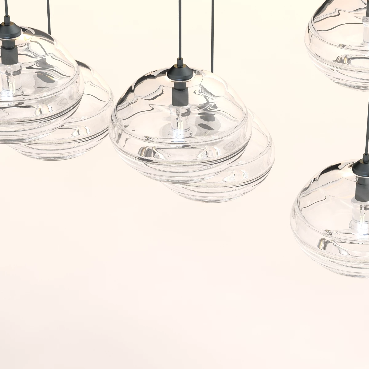 John Pomps Handcrafted Luxury Edison Bulb Light pendant ceiling ball bubble 3D Model_09