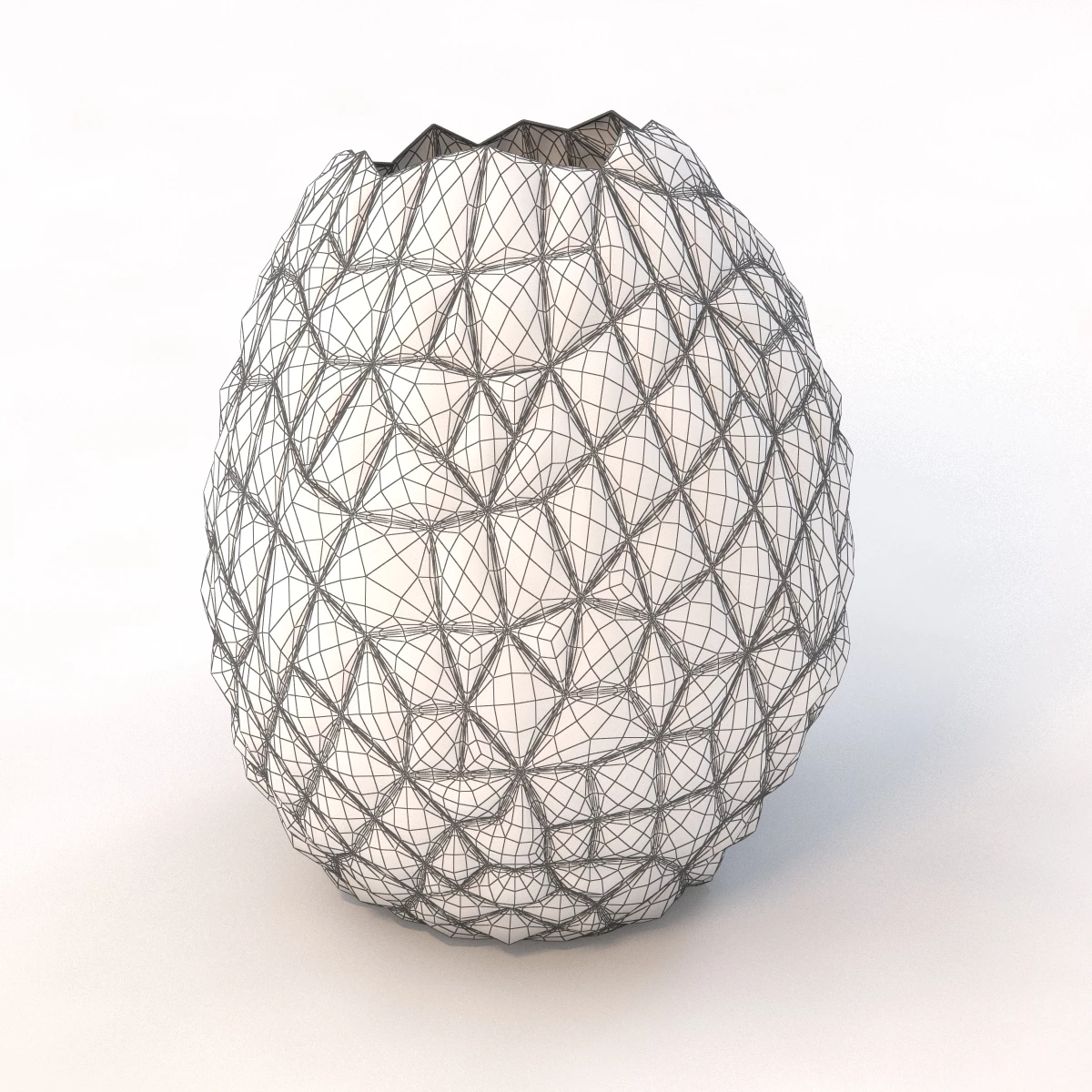 Unique Tufted Vase 3D Model_06