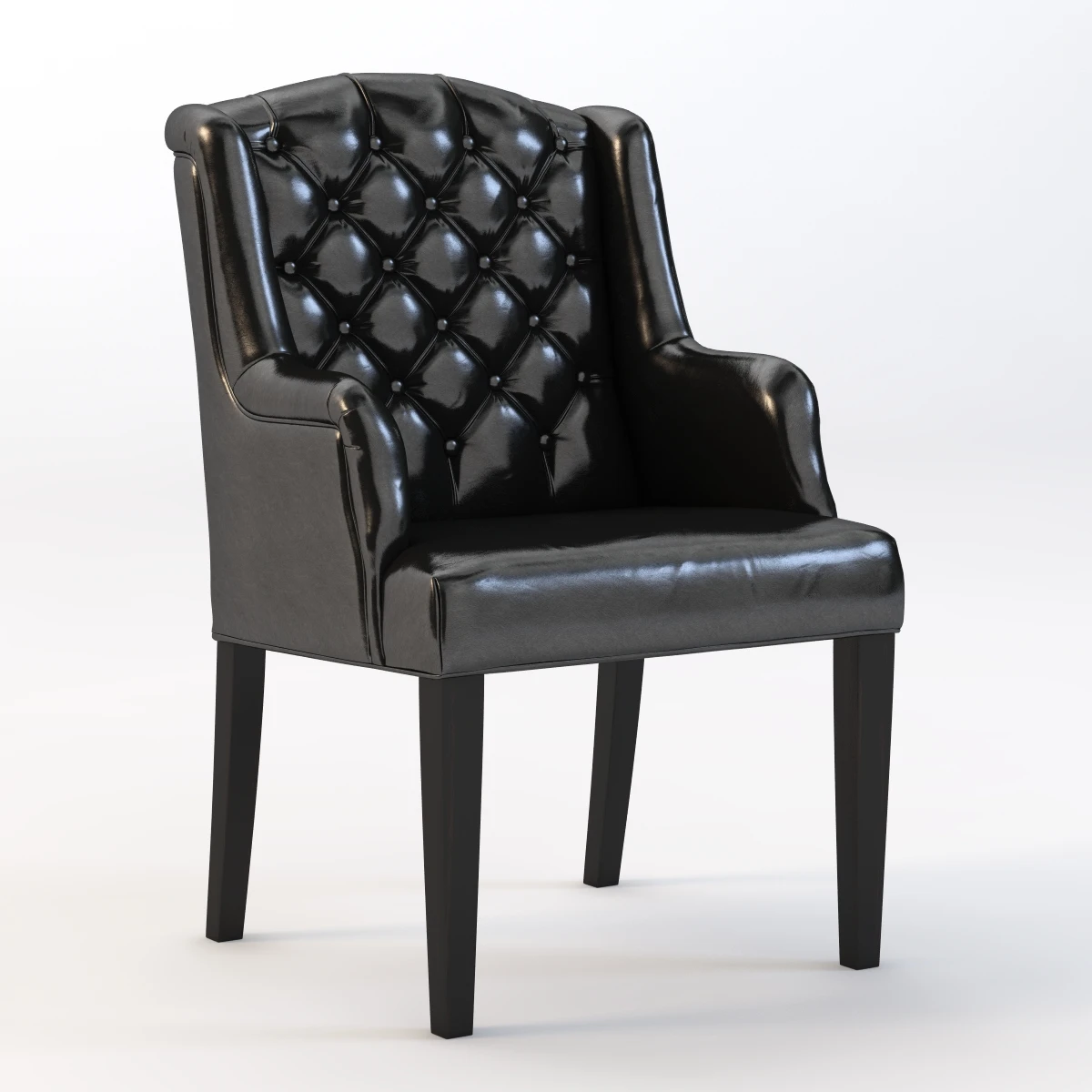Ford Tufted Dining Chair 3D Model_01