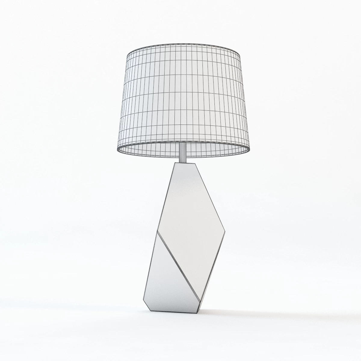 Nate Berkus gold table lamp 3D Model_05
