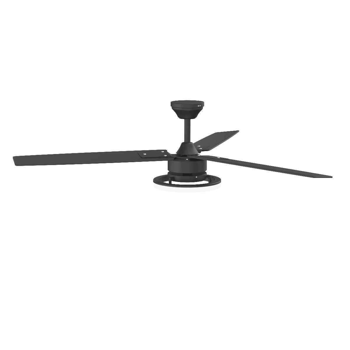 52 Inch Orbis Matte Black Remote Control Ceiling Fan 3D Model_06
