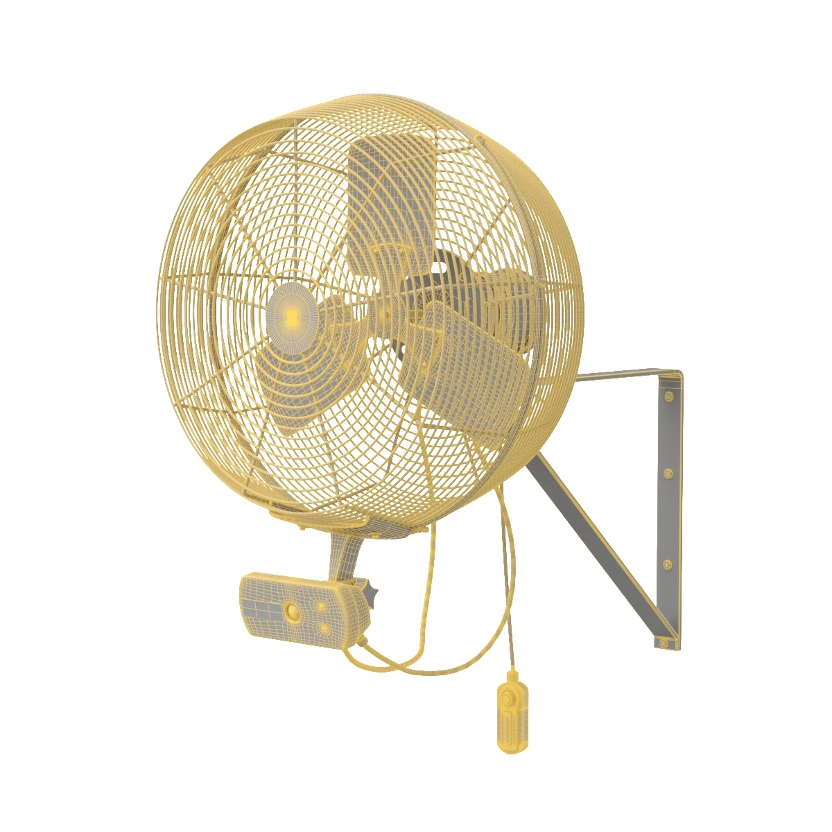 AirEye Wall Mount fan By Big Ass Fans 3D Model_07