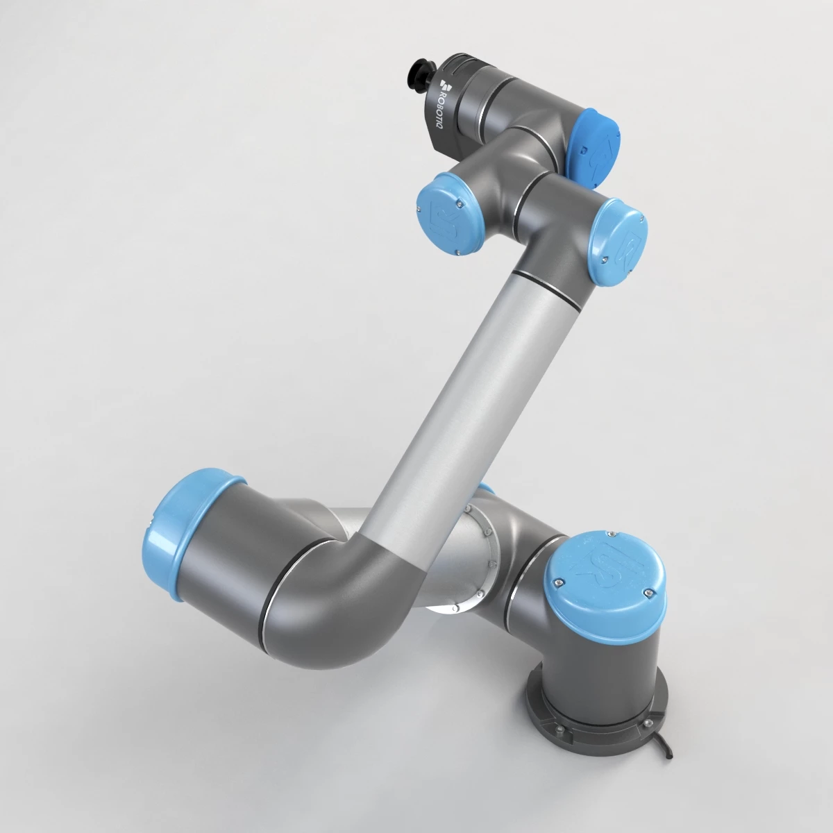 UR5 with Airpick Robotiq Vacuum Grippers 3D Model_03