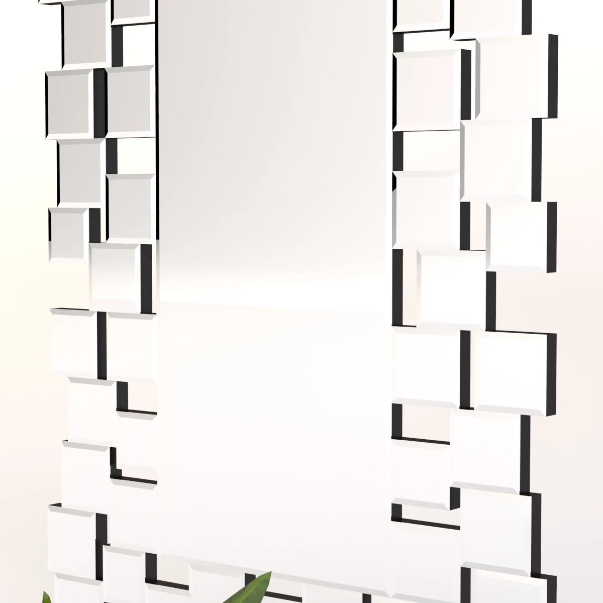 Abbyson Aiden Rectangle Wall Mirror 3D Model_07