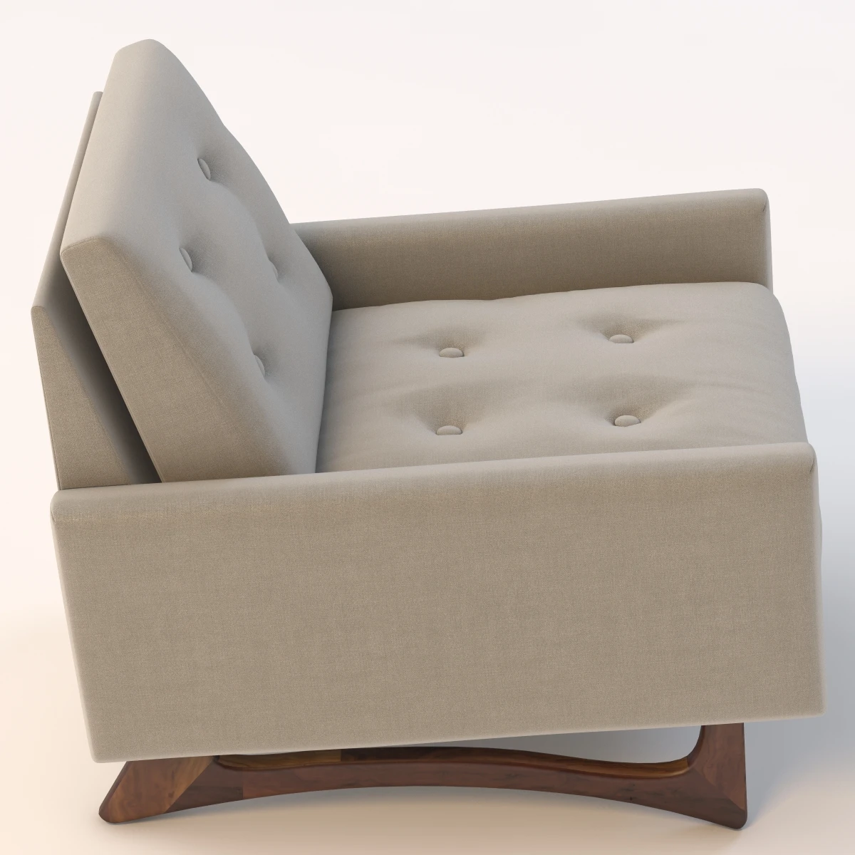 Adrian Pearsall Club Chair 3D Model_03
