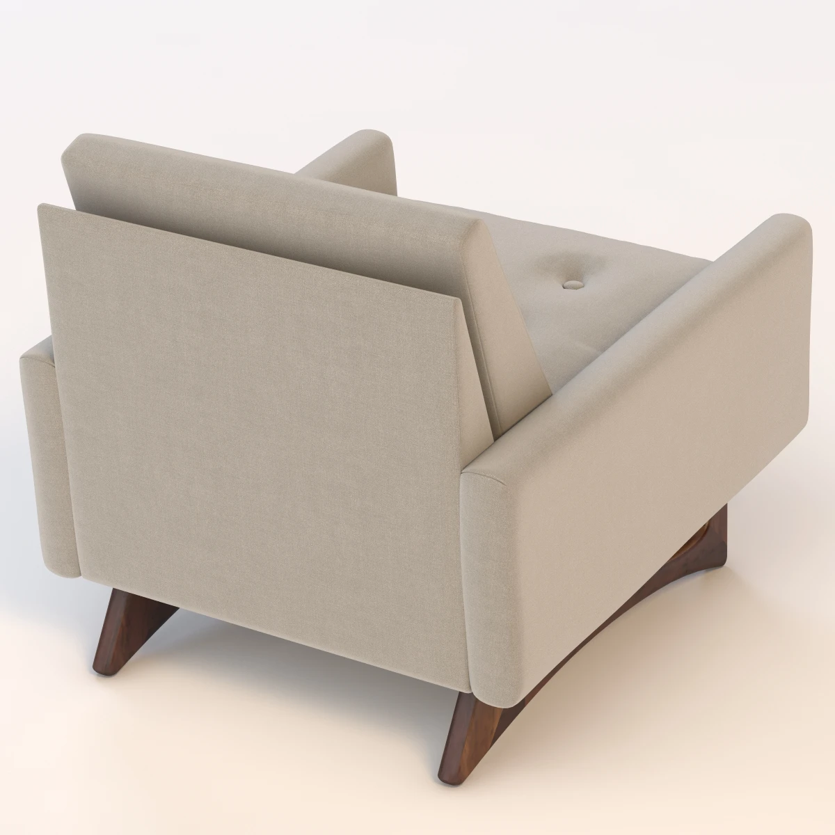 Adrian Pearsall Club Chair 3D Model_04