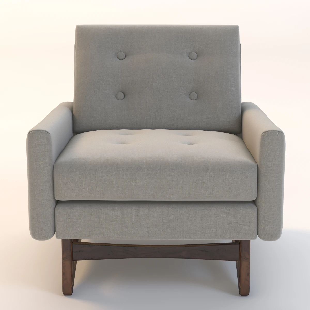 Adrian Pearsall Club Chair 3D Model_08