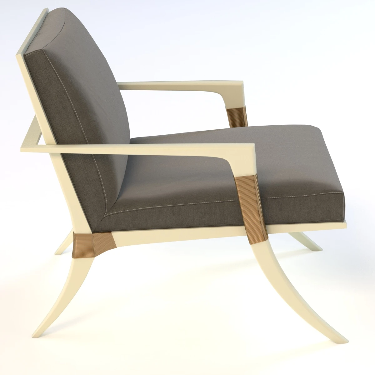 Baker Athens Lounge Chair 3D Model_04