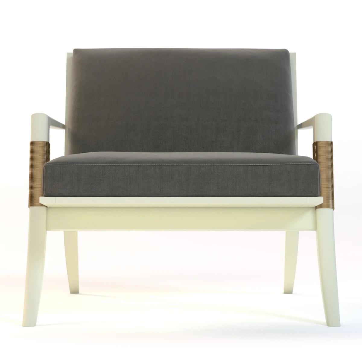 Baker Athens Lounge Chair 3D Model_05