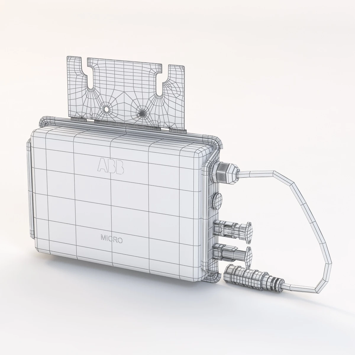 ABB Solar Inverter 3D Model_011