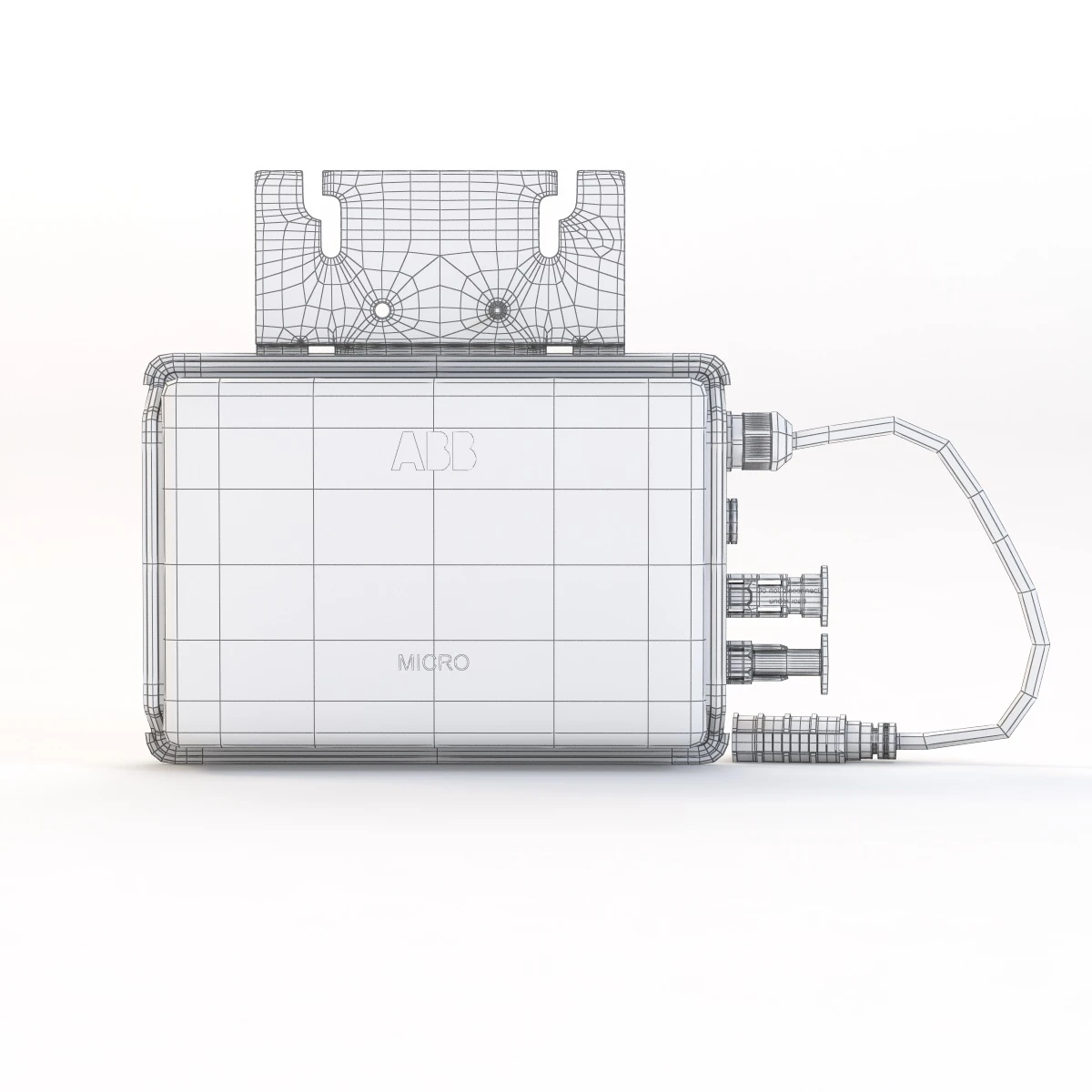 ABB Solar Inverter 3D Model_08