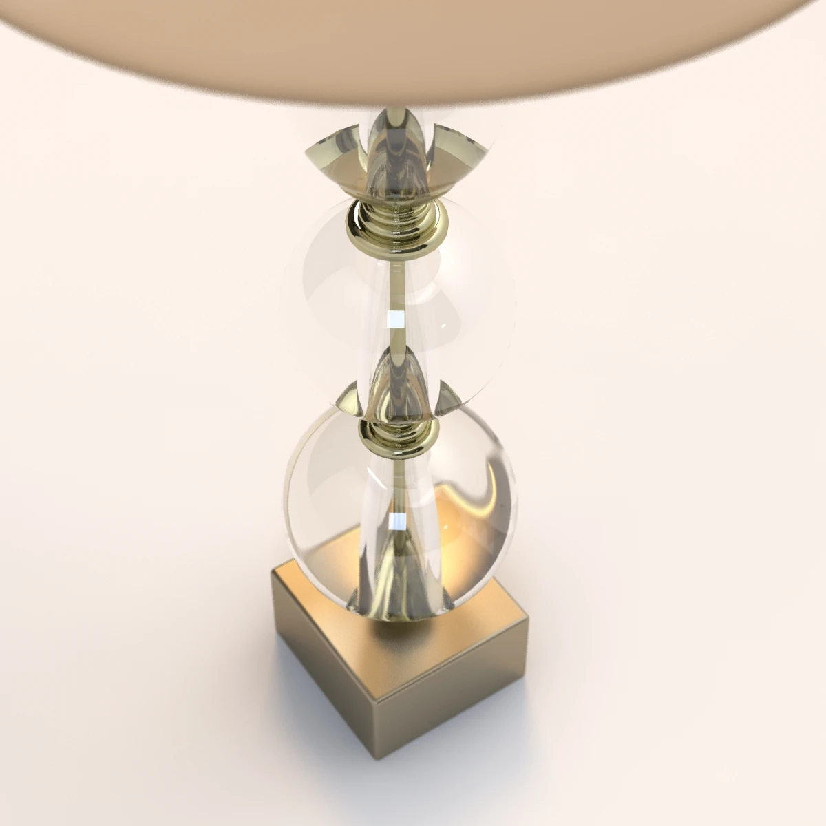 Allan Knight Four Sphere Glass Lamp 3D Model_05