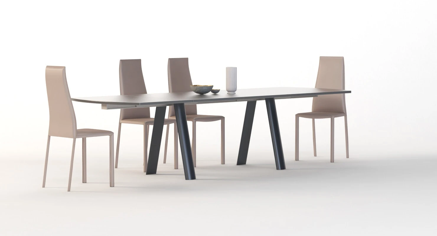 Antonello Italia Table And Chair Infinity 3D Model_04