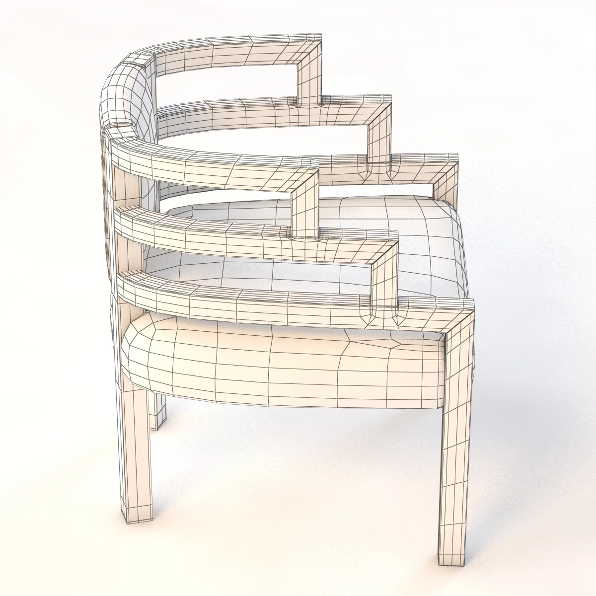 Arizona Biltmore Hotel Chair 3D Model_012
