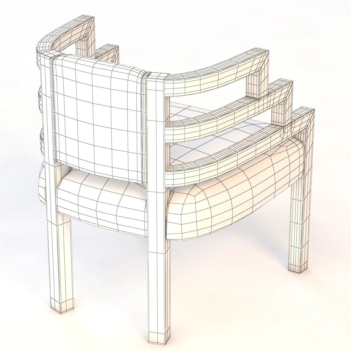 Arizona Biltmore Hotel Chair 3D Model_014