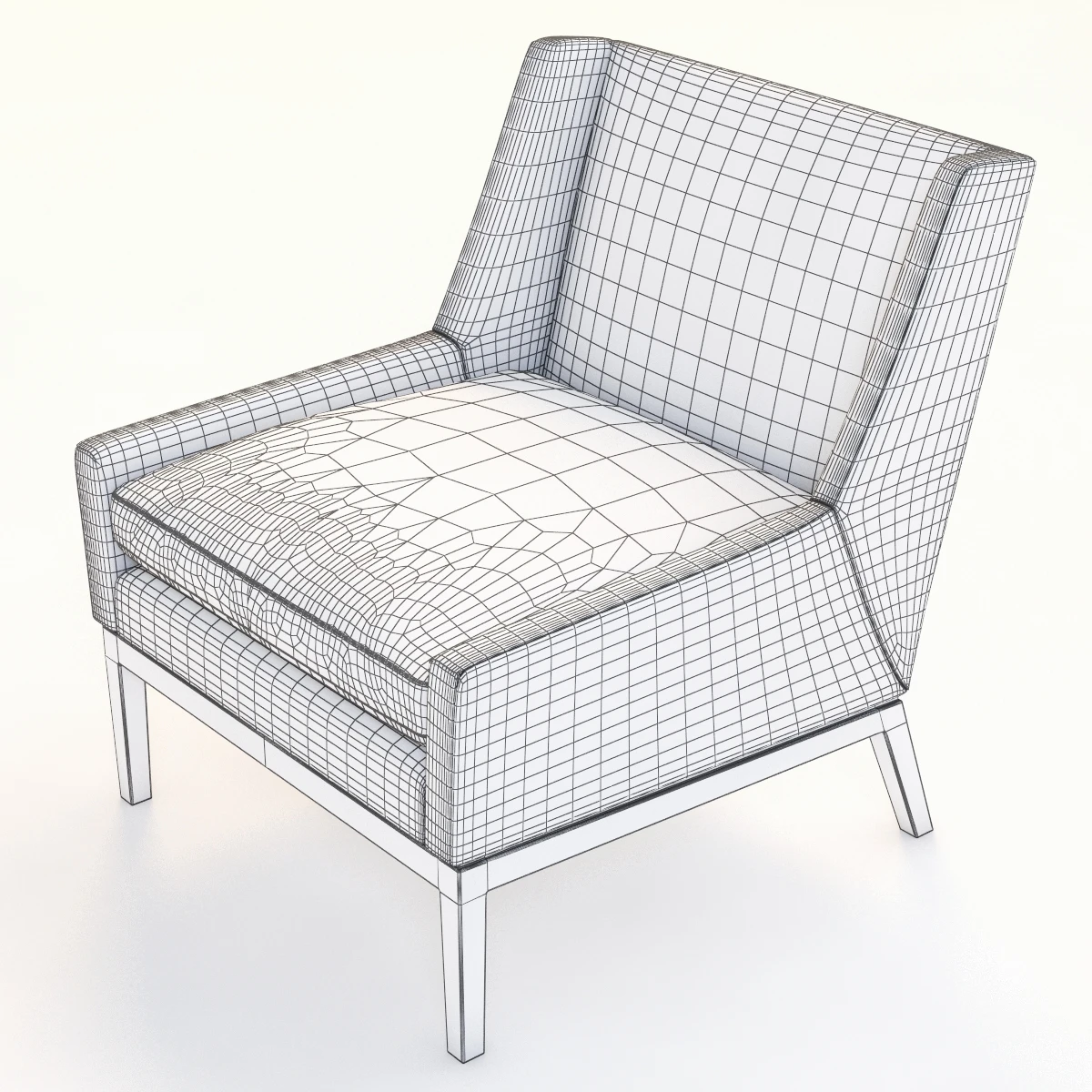 Lounge Occasional Chair 675 by Arudin 3D Model_09